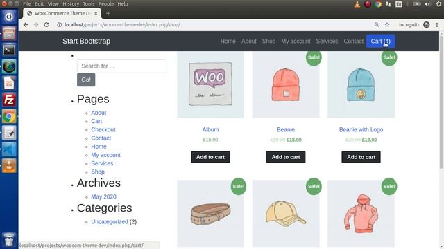 Wordpress WooCommerce Theme Development Tutorials #37 Show Cart URL with Items Count смотреть онлайн