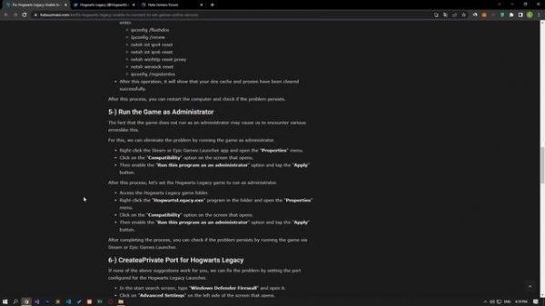 Fix: Hogwarts Legacy Unable to Connect to WB Games Online Services