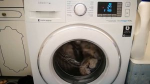 WASHING CYCLE SAMSUNG WF90F5E5P4W relaxing  pt 3