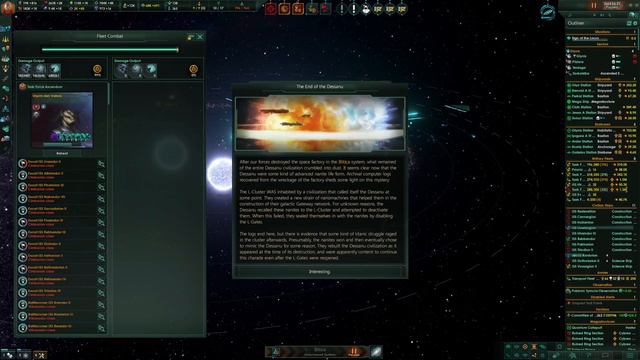 Stellaris I Zenith Of the Fallen Empires mod (vs Nanites/Dessanu Consonance) смотреть онлайн