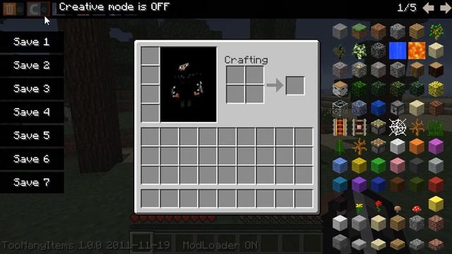 Minecraft: Too Many Items Mod for 1.0.0 - In-Game Inventory Editor! смотреть онлайн
