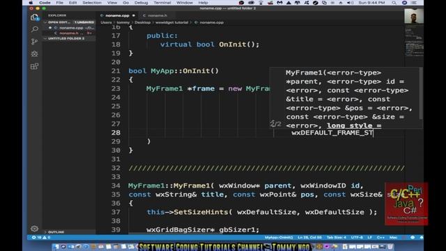 Using wxWidgets and wxFormBuilder to create GUI on macOS смотреть онлайн