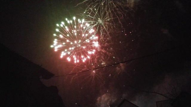 Салют на рождество в Темрюке