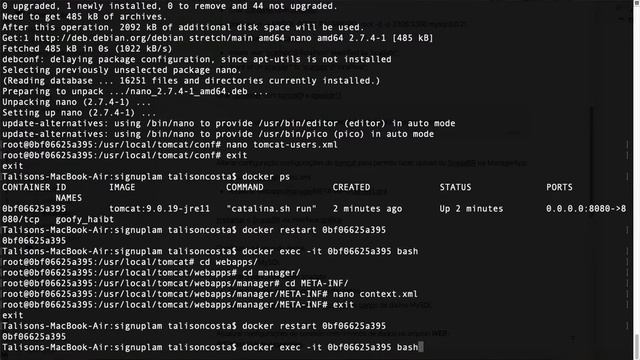 Instalação do ScadaBR no Tomcat 9 com Docker смотреть онлайн