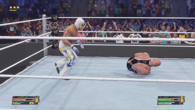 Rey Mysterio vs. Kurt Angle - World Heavyweight Championship Match: Smackdown 2006 смотреть онлайн