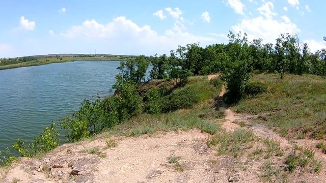 Река,водохранилище,пруд с.Федоровка Донецкая область.Троица 20.06.2021. смотреть онлайн