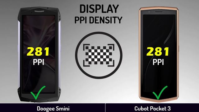 Doogee Smini VS Cubot Pocket 3