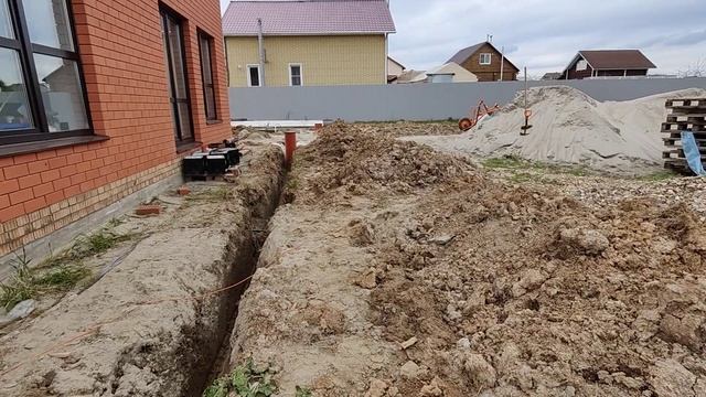 Дренаж участка 200 метров с ливневой канализацией, Ярославская обл., КП Новая волна, Часть 2 смотреть онлайн