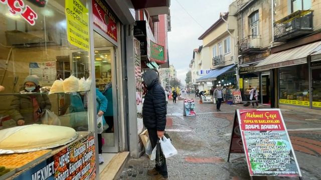 EDIRNE OLD CITY. MARKET STREET WALKING. TURKEY #edirne #Turkey смотреть онлайн