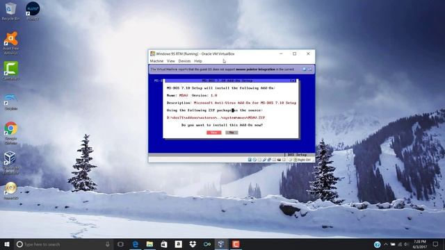 Ms Dos 7 10 Installation in Oracle Virtualbox смотреть онлайн