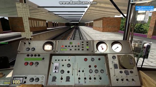 Metrostroi - Обкатка строящегося участка метро.