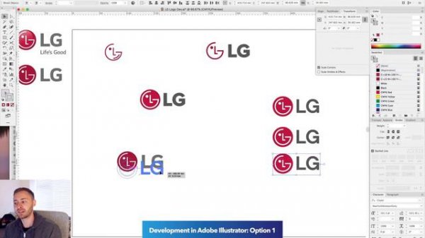 Redesigning the LG logo.