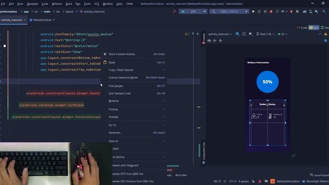ASMR Programming - Battery Information with kotlin (RealTime) - NoTalking смотреть онлайн