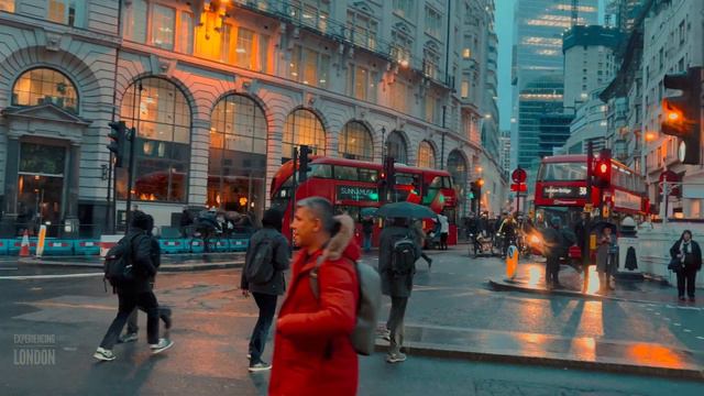LONDON England Walking Tour in 4K HDR 60FPS  City Walk in London in March 2023 Tube Strike  4kHD