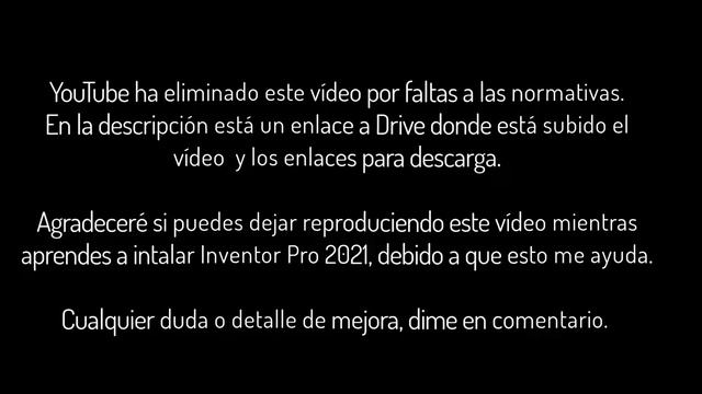 0 - Instalación de Autodesk Inventor 2021 - Eliminado смотреть онлайн