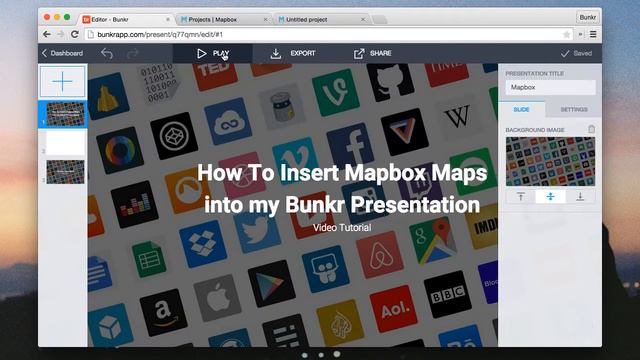 How To Insert MapBox Maps in Bunkr Presentations смотреть онлайн