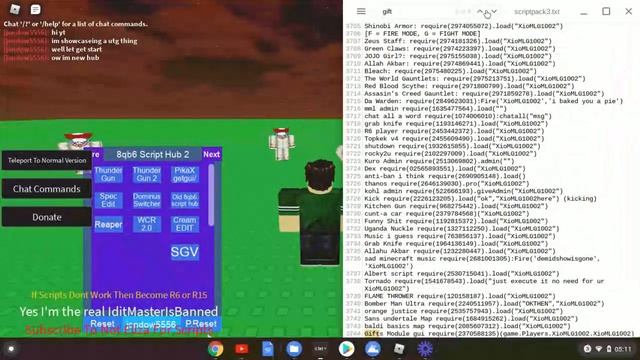 roblox script showcase utg by me смотреть онлайн