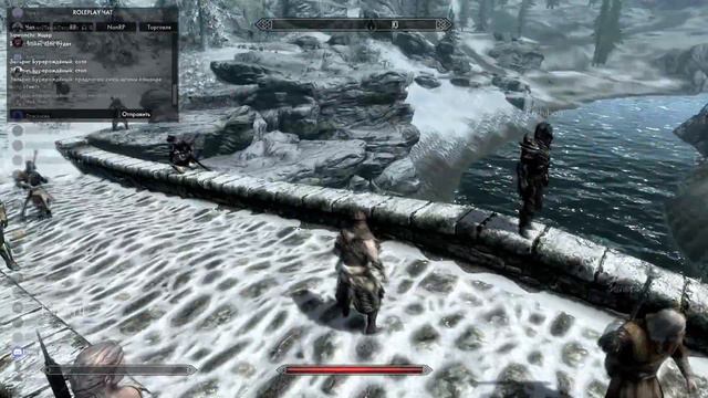 Skyrim онлайн rp...skymp обт....Бой на мосту смотреть онлайн