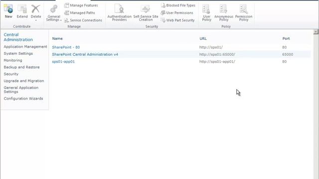 Веб-приложения в SharePoint Server 2010 смотреть онлайн