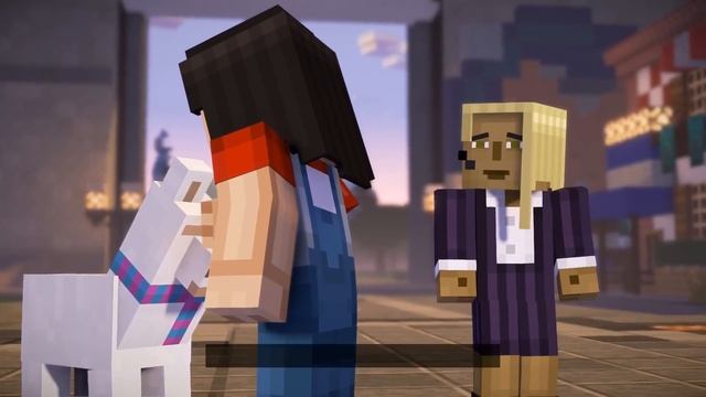 All Llama Lluna Scenes - Minecraft: Story Mode Season 2 Episode 5: Above and Beyond смотреть онлайн