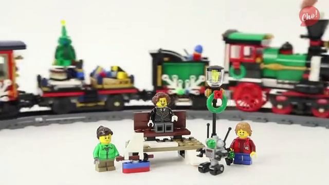 Конструктор Lepin 36001 - LEPIN Train Новогодний экспресс