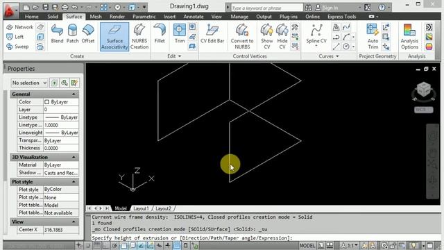 #Surface Fillet command in AutoCAD#Surface fillet for remove in corners in Autocad 3D in surface# смотреть онлайн