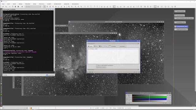 DUO BAND: Siril et Pixinsight, séparation des couches Ha et OIII смотреть онлайн
