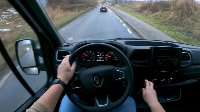 Renault Master L3H2 2022 (2.3 dCi 135HP) | 4K POV Test Drive | Cold Start | Weighing | Acceleratio смотреть онлайн