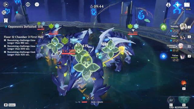 Nahida Fridge and Hyper-Fridge Team - Genshin Impact Abyss 3.2 - Floor 12 9 Stars смотреть онлайн