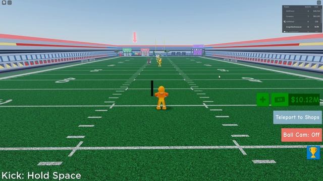 СТАЛ ТОП 1 ФУТБОЛИСТОМ! НОВЫЙ РЕКОРД МИРА! ROBLOX Field Goal Simulator смотреть онлайн