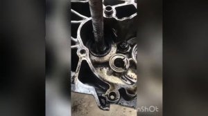 Замена глухого подшипника редуктора Хонда дио