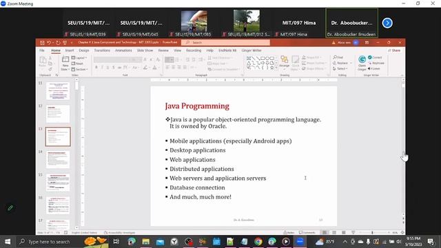 Java Components & Technologies| 2023.05.11| MIT | Semester 02 | Year 2 | 2019/2020 Batch смотреть онлайн