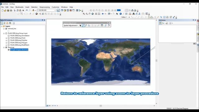 CAD or Shapefile Data Georeferencing / Spatial Adjustment in ArcGIS Desktop смотреть онлайн