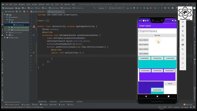 Android Sinhala By ChamiViews Part 14 - How to open new Activity with Button Click смотреть онлайн