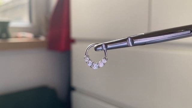 Changing My Septum Piercing W/ A Forcep