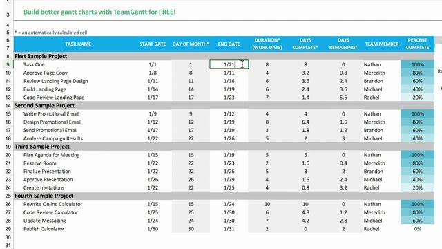 Free Excel Gantt Chart Template & Tutorial | TeamGantt смотреть онлайн