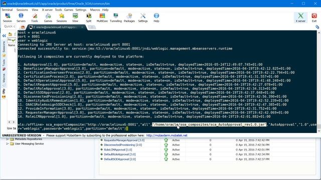 How to manage SOA Composite Applications using Weblogic Scripting Tool - WLST смотреть онлайн