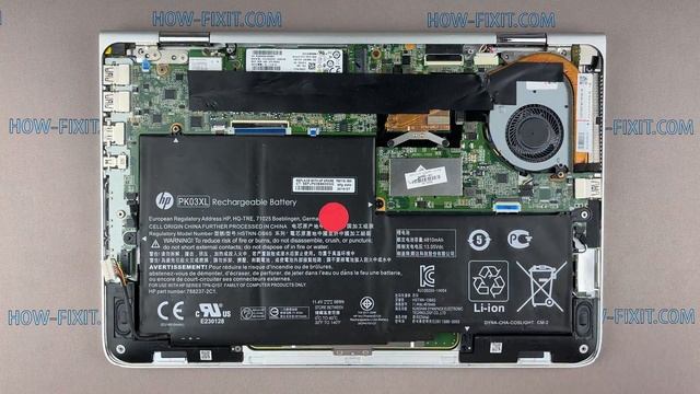 HP Spectre 13-4103dx Battery Replacement смотреть онлайн