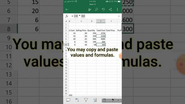 MS Excel for Android Phone смотреть онлайн