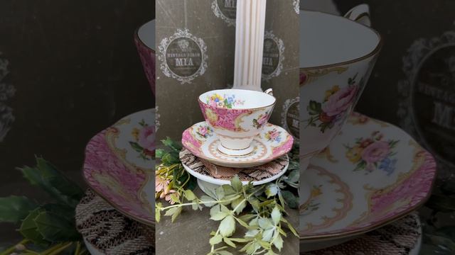 Чайная пара фарфор Royal Albert Англия смотреть онлайн