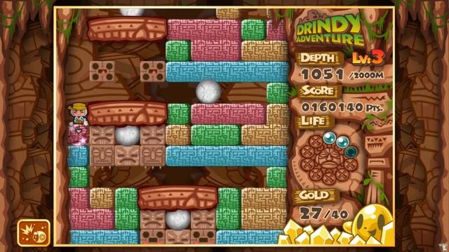 Mr. Driller Drill Land - Drindy Adventure Speedrun (Level 3 - 9:58.32) смотреть онлайн