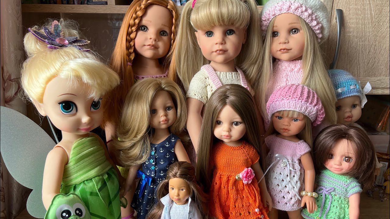 Куклы GOTZ, PAOLA REINA, DISNEY ANIMATORS, KRUSELING, ВЕСНА, A.H. MUNECAS ‼️Обзор‼️