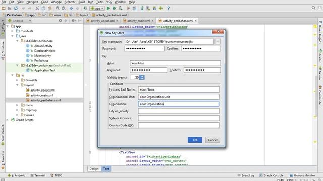 How to create Key Store In Android Studio смотреть онлайн