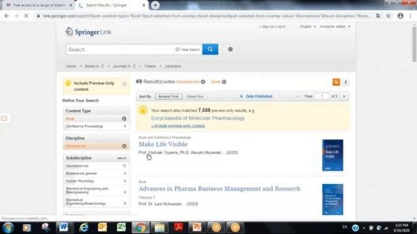 Как подготовить и подать монографию в издательство Springer Nature