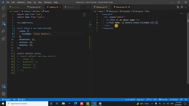Vuex State Object | #vue_js #vuex смотреть онлайн