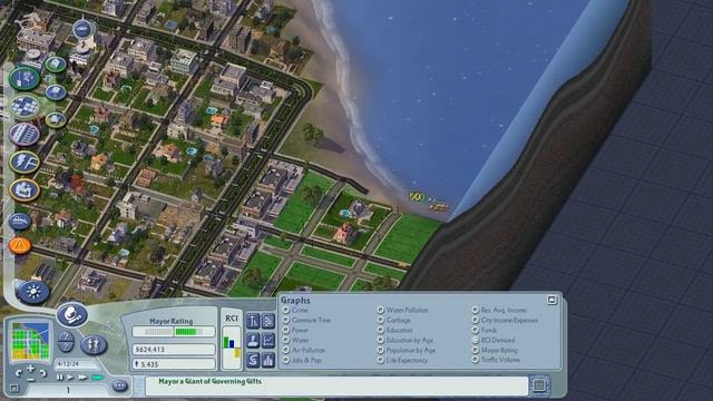 Lets Play Sim City - 3 - 6000 Citizens! (Gameplay/Commentary) смотреть онлайн