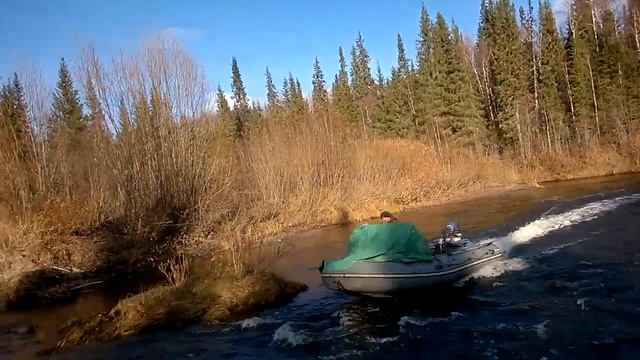 Прямоточный водомет Карась, завоздушивание и потеря упора в перекате смотреть онлайн