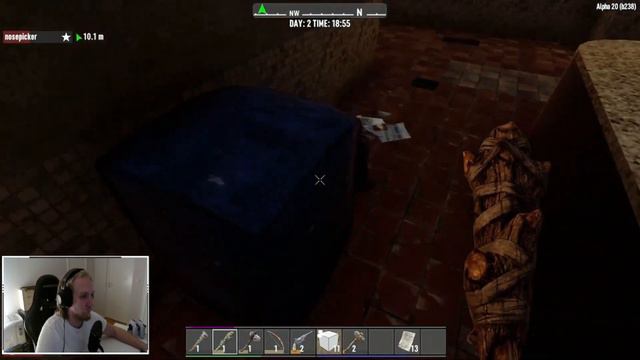 7 Days To Die - dag 2 2av2 - RENOVERAR BASEN VI STULIT! смотреть онлайн
