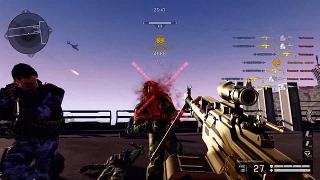 Warface - ПРОХОД В 1 - Восход "Легко" за штурмовика с Золотой ПКП Печенег смотреть онлайн