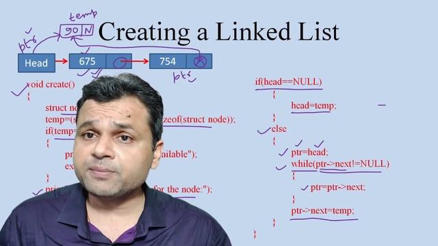 Data Structure Tutorial #17: Linear Linked List Program in C |Creating and Inserting in Linked Lis смотреть онлайн